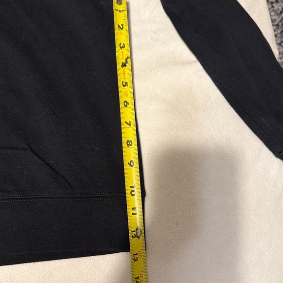 Abercrombie and Fitch black super soft black cold shoulder sweatshirt - Picture 8 of 8